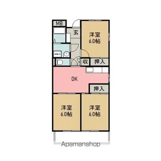 ARTマンション【1階】の間取り
