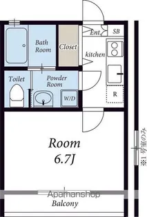 リリックコートひまわり【1階】の間取り