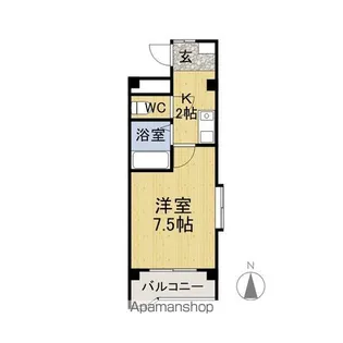 ブルックス福井【4G号室】の間取り