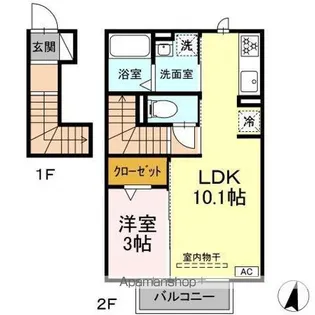 STARION【2階】の間取り