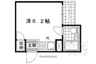 レイクフェスタ大津【507号室】の間取り