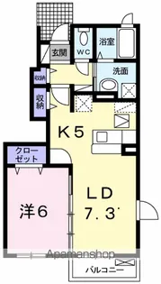 ブリーズ・ハウス【1階】の間取り