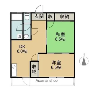 祝吉コーポレーション【2階】の間取り