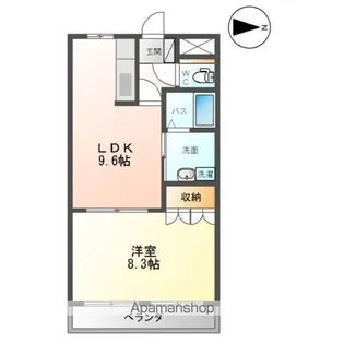 グランクリュ (GRAND CRU)【3階】の間取り