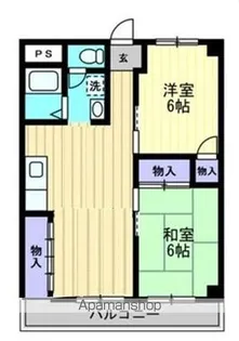 RAPPORT DEUX ラポール ドゥ【3階】の間取り