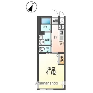 サンライズ【2階】の間取り