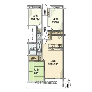 エステ・プラザ市川北国分駅前プラザⅢ【1階】の間取り
