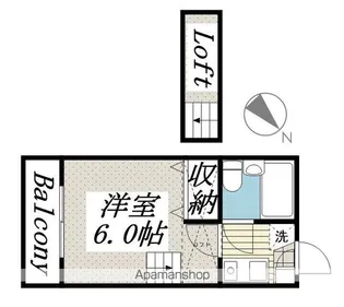 プレジオ南花島【2階】の間取り