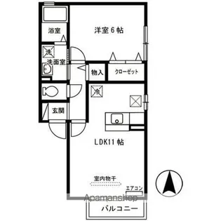 ヴィルポート【1階】の間取り