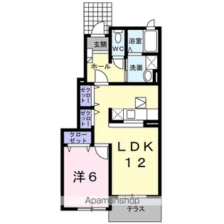 ストリームUB【1階】の間取り