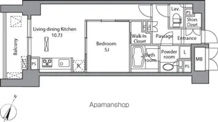 東京都千代田区神田三崎町3丁目【マンション】の間取り