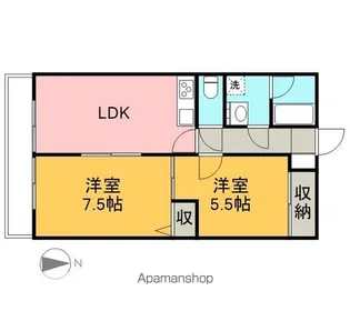 QUATTROSELENE【3階】の間取り