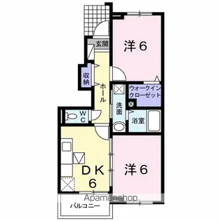 フレイム 雪【1階】の間取り
