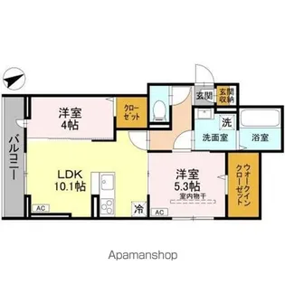 Dアヴァンス東柳田町【3階】の間取り