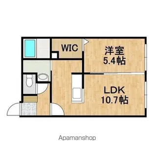 MAISON DE HIRO【406.号室】の間取り