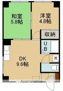 シャルム中上【301号室】の間取り