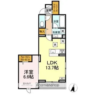 KOMFORTA【1階】の間取り