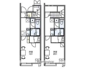 レオネクストモミの木【202号室】の間取り