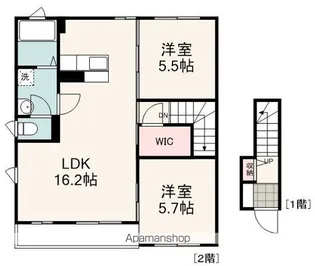 コンシェール仙C【2階】の間取り