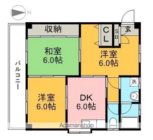 Mハイツ【3階】の間取り