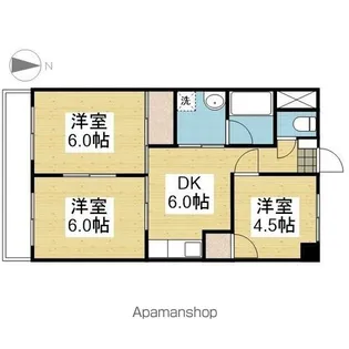 和泉パールハイツ【4階】の間取り