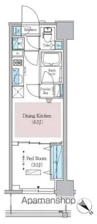 アーバネックス日本橋横山町【12階】の間取り