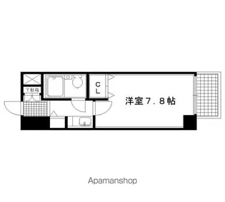 アクシルコート堀川今出川【702号室】の間取り