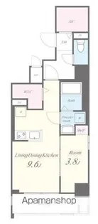 トーラス箱崎【4階】の間取り