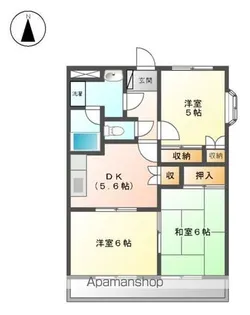 アミューズベアーⅡ【2階】の間取り