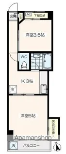 新光ハイツ【2階】の間取り