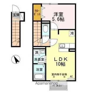 ジョイハウス【2階】の間取り