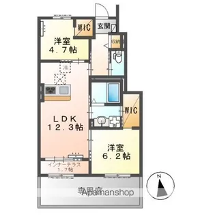松戸市西馬橋相川町アパート(仮称)【1階】の間取り