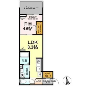 セレスティア高島平【3階】の間取り