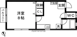 メゾンメイプルA【101号室】の間取り