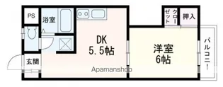 リオン・カスミ【2階】の間取り