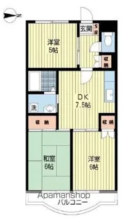サンフラワー桜台【1階】の間取り