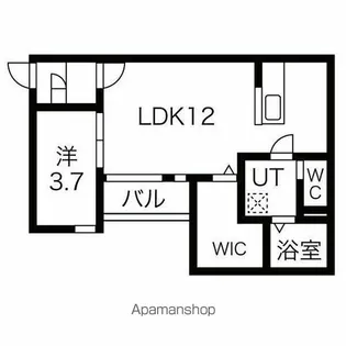 Delica庄内通【1階】の間取り