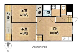 コーポ瀬崎【3階】の間取り