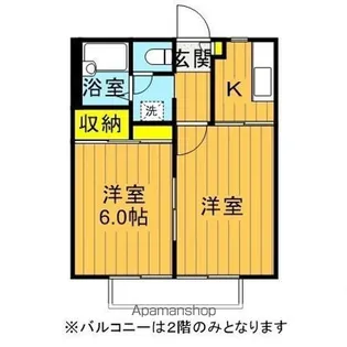 フラッツハナマチ【203号室】の間取り
