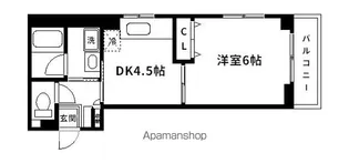 セント・エルモス【803号室号室】の間取り