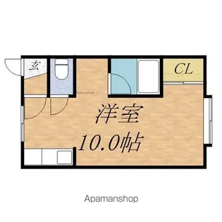 1Rの間取り画像