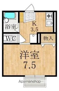 メイプルハイツ【1階】の間取り