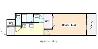 N apartment【2階】の間取り