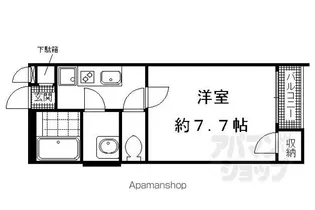クレイノセディ今里【202号室】の間取り
