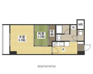クレアテラ五日市【5階】の間取り