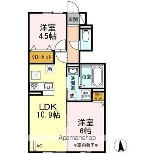 TRANQUILO【1階】の間取り