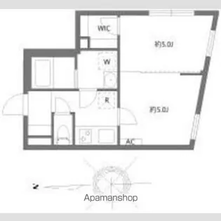 グランピア四谷【4階】の間取り