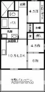 ポレスター広島【4階】の間取り