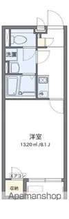クレイノあさぎり【101号室】の間取り
