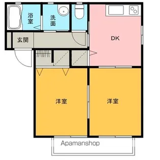 エターナルタウンF【1階】の間取り